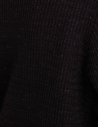 Gilet manches longues noir femme