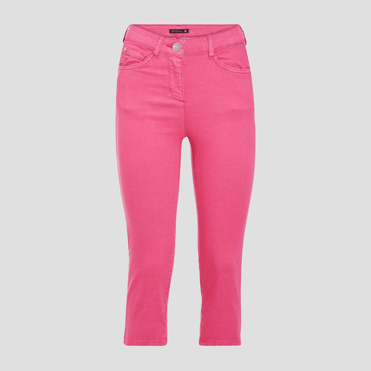 Pantacourt magique Le L&eacute;ger coupe droite rose framboise femme
