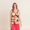 Blouse sans manches multicolore femme multicolore femme