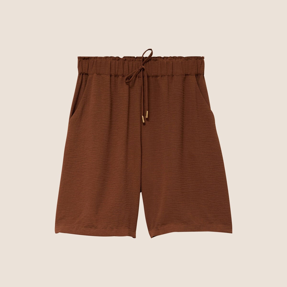 Bermuda marron femme