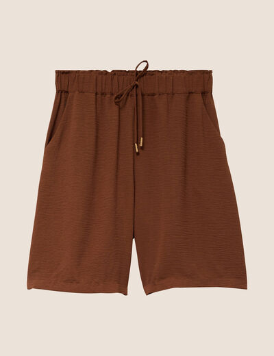 Bermuda marron femme