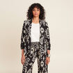 Veste esprit tailleur noir femme