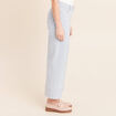 Jean coupe large 7/8&egrave;me bleu femme