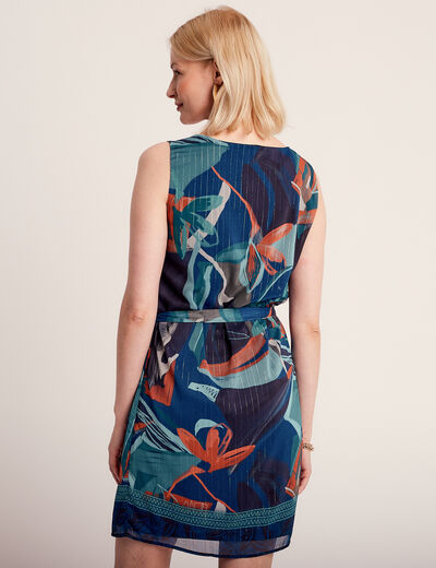 Robe Longue Sans Manches Femme - Taille 18 - Multicolore - Empire