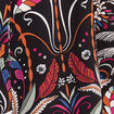 Robe évasée manches courtes noir femme