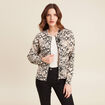 Gilet manches longues beige femme