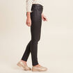 Pantalon magique L'Unique enduit noir femme