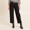 Pantalon large 7/8ème noir femme