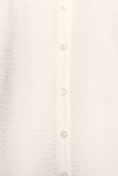 T-shirt manches longues blanc femme