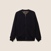 Gilet r&eacute;versible esprit bomber noir femme