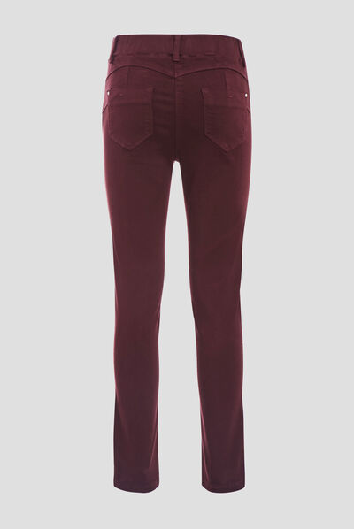 Tregging taille standard prune femme