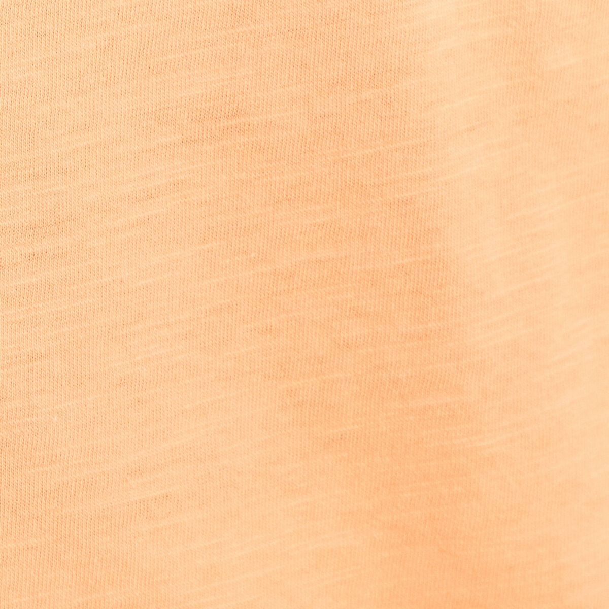 T-shirt manches courtes orange clair femme