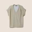 T-shirt manches courtes vert clair femme