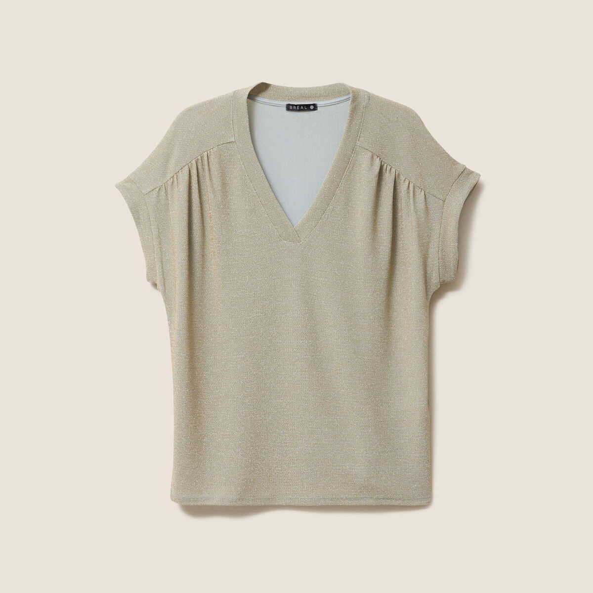 T-shirt manches courtes vert clair femme