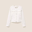 Veste réversible cintrée blanc femme
