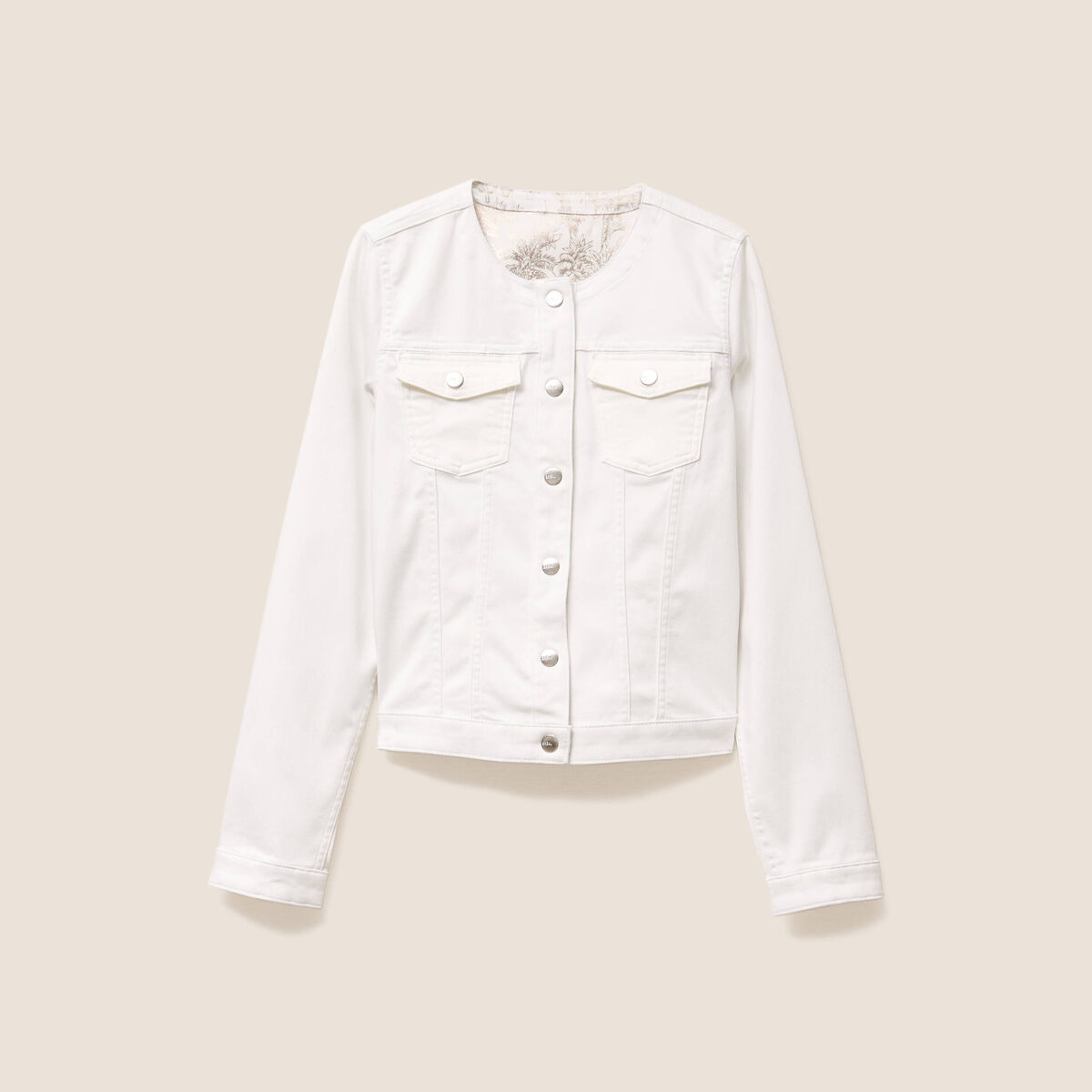 Veste réversible cintrée blanc femme