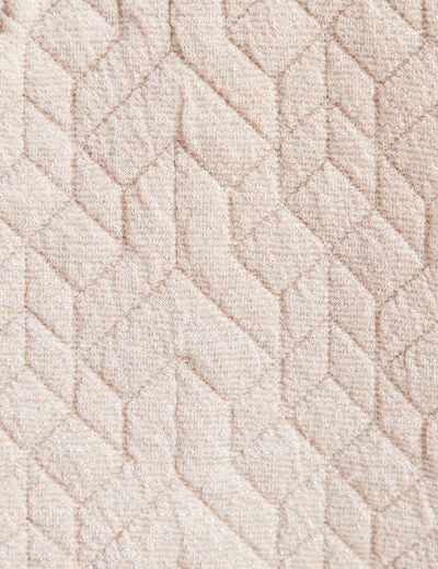 Sweat manches longues beige femme
