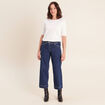 Pantalon magique coupe large l'unique denim stone femme