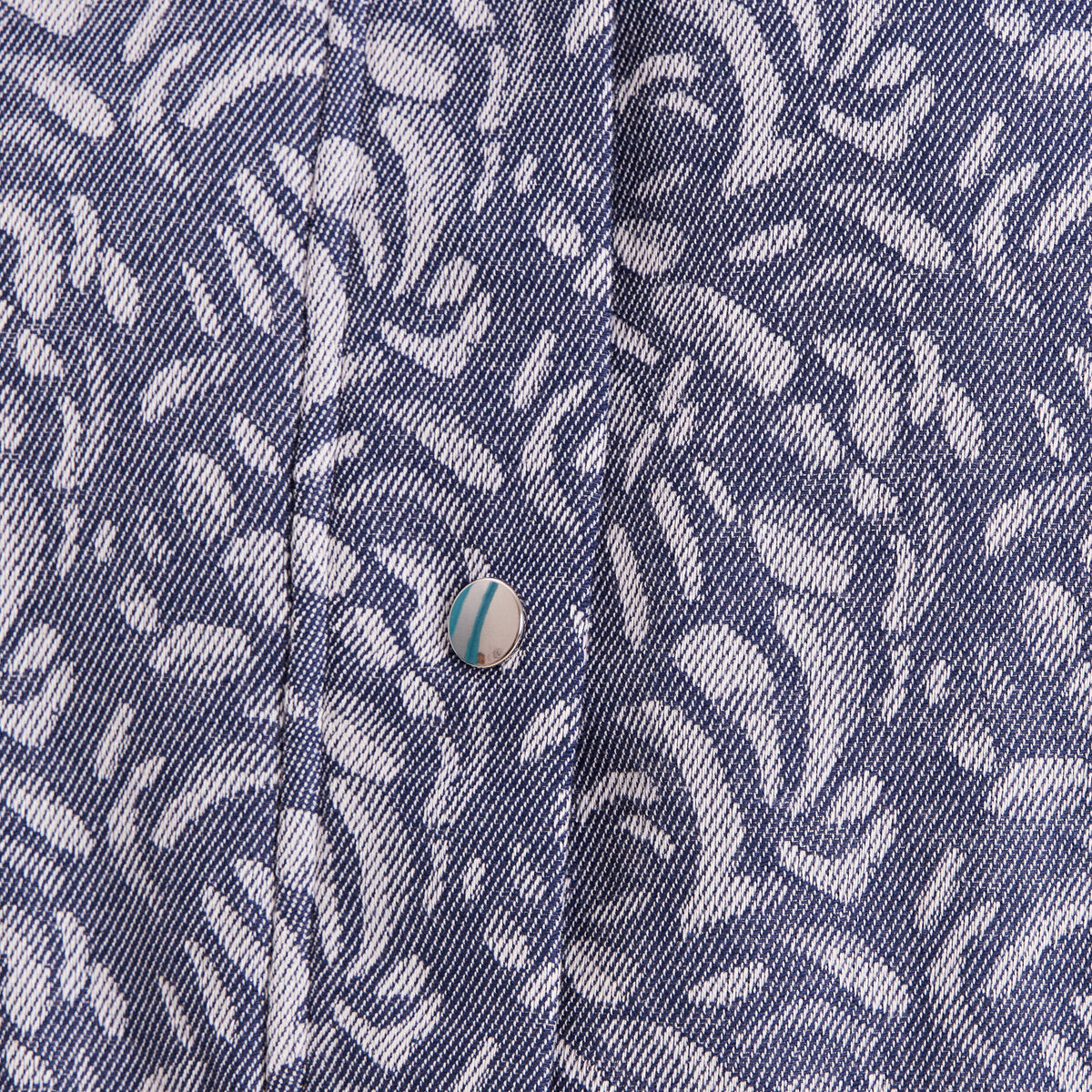 Veste jean doubl&eacute;e bleu femme