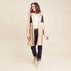 Jean ajusté taille standard denim brut femme