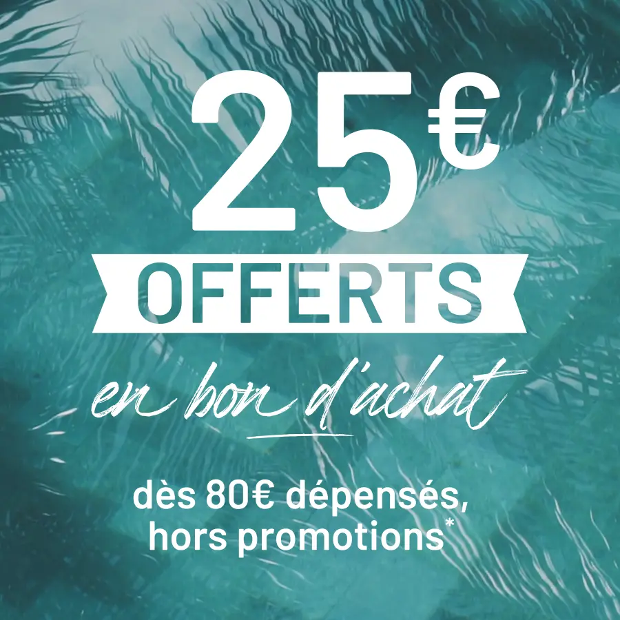 25€ offerts en bon d'achat dès 80€ dépensés - Breal