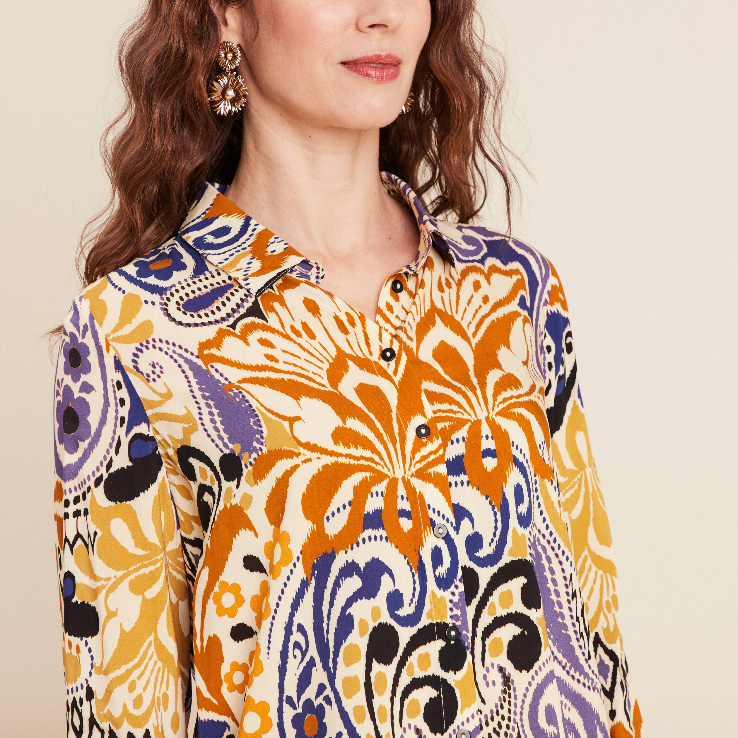 chemise manches longues bleu femme Chemise manches longues bleu femme