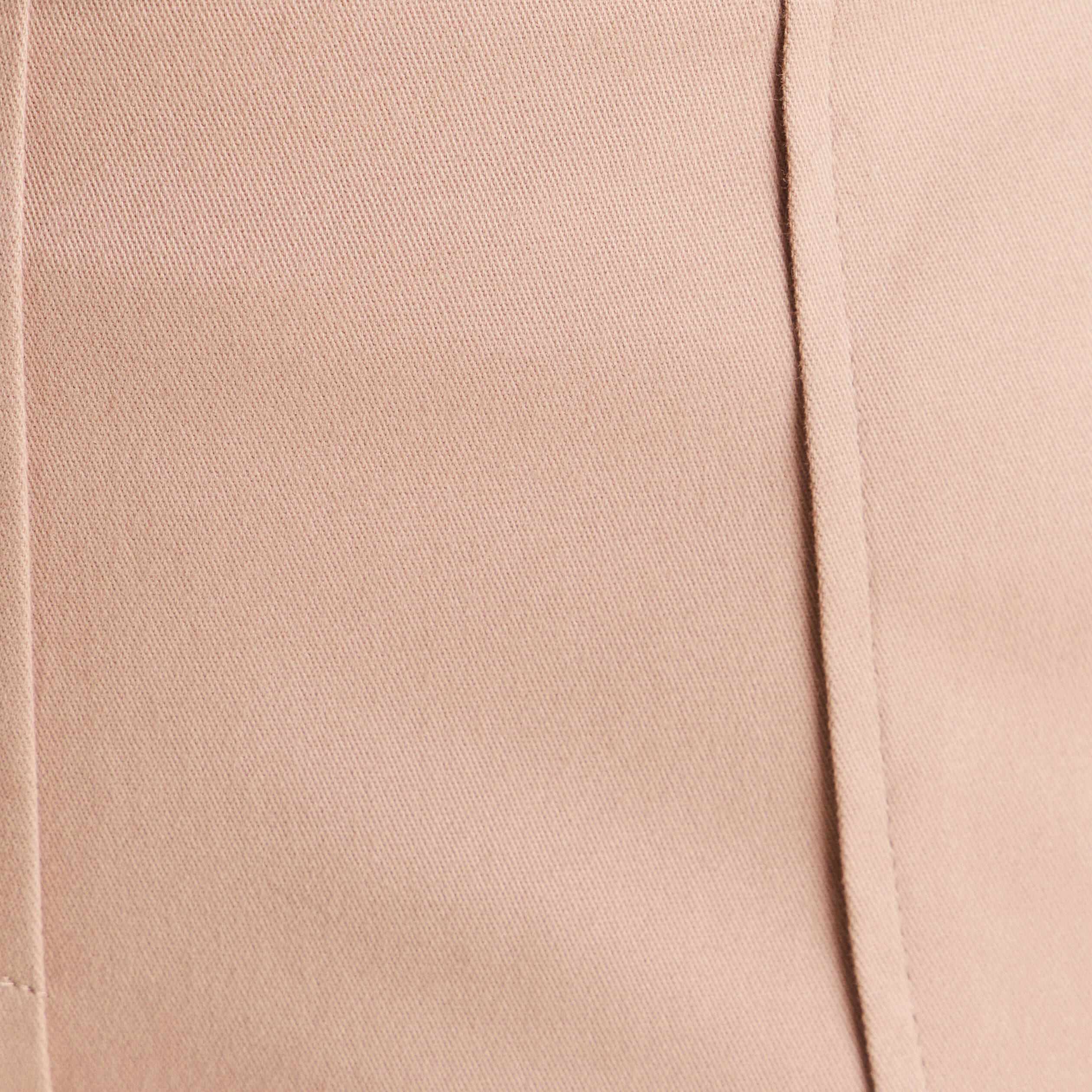 Pantalon cargo taille haute sable femme
