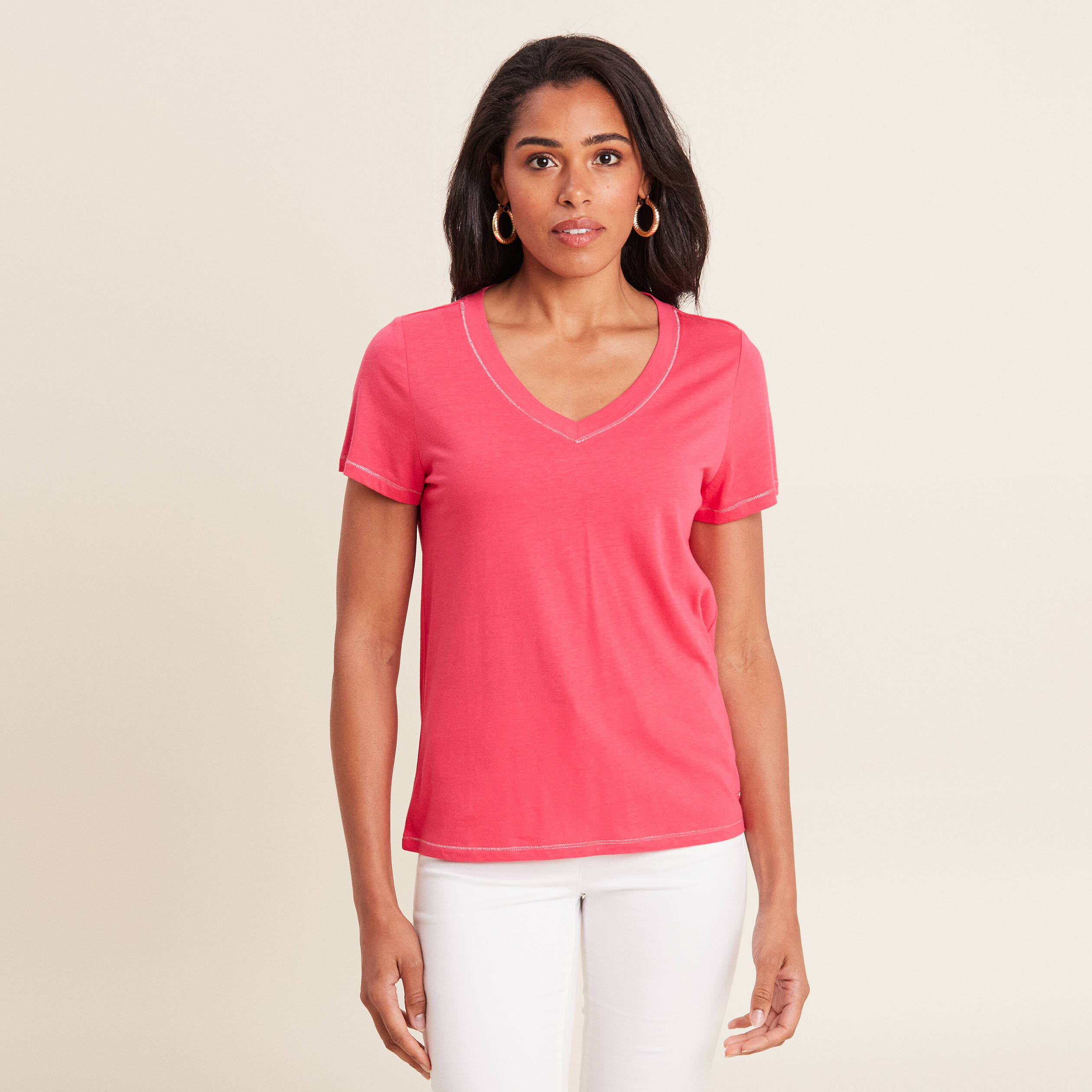 T-shirt d'été enfant à manches courtes décontracté haut fille taille 8, rose, 12-18 mois