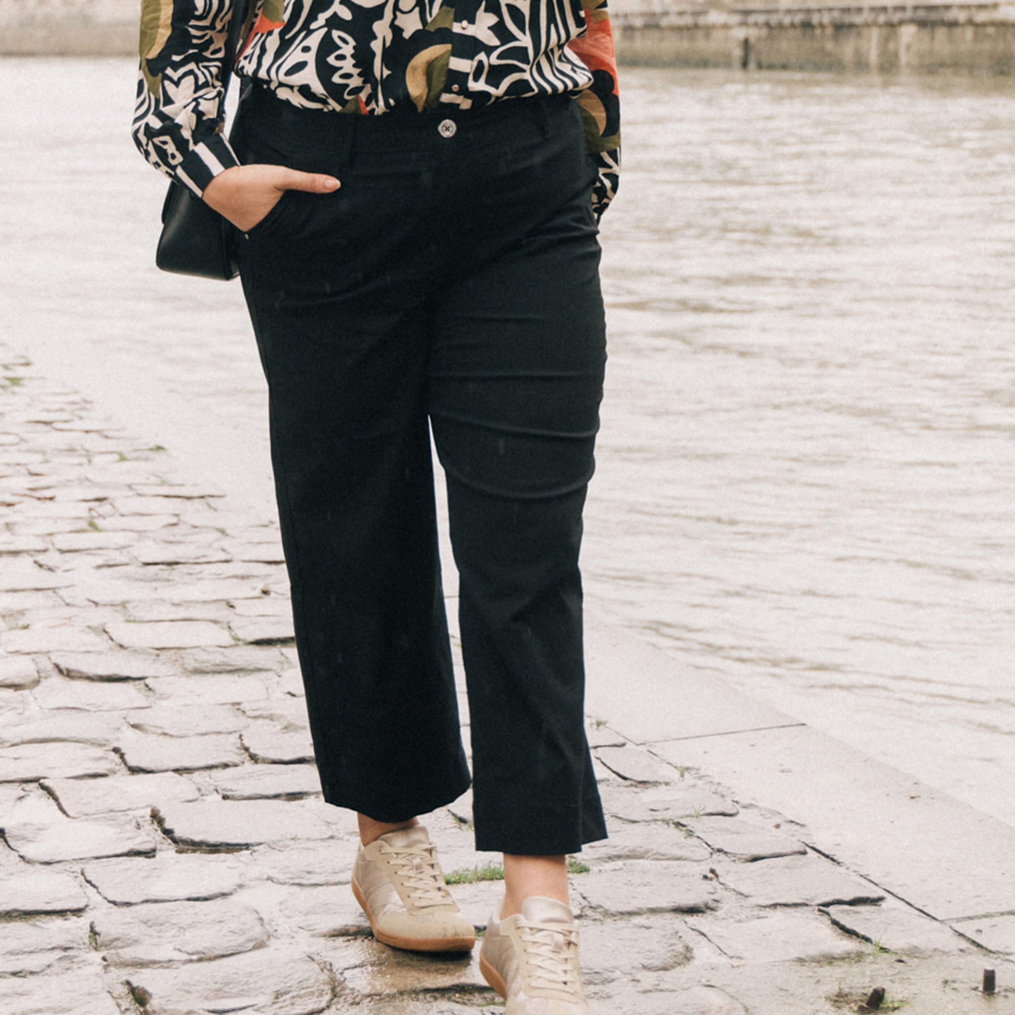 Pantalon femme noir outlet