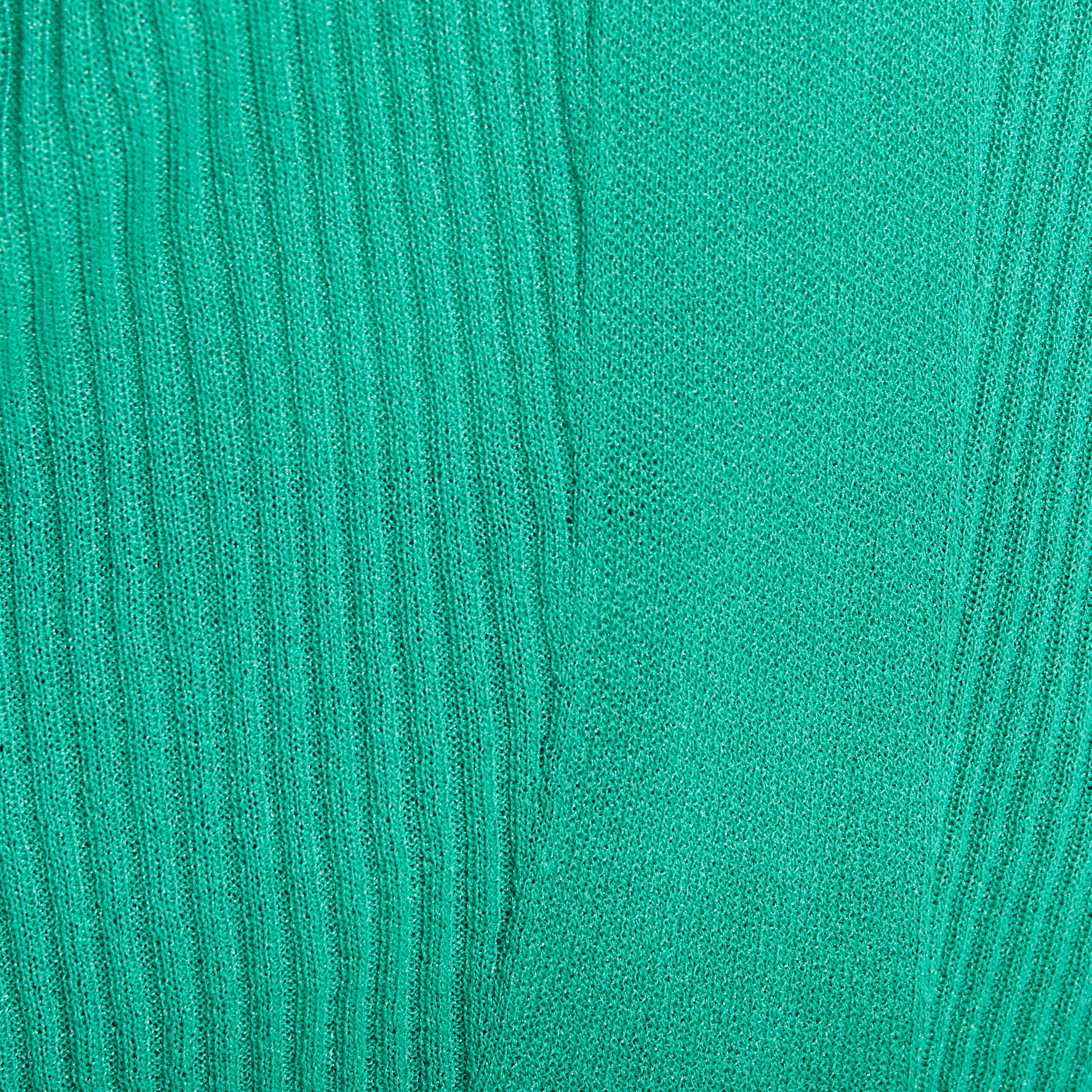 Pull à manches courtes vert turquoise femme
