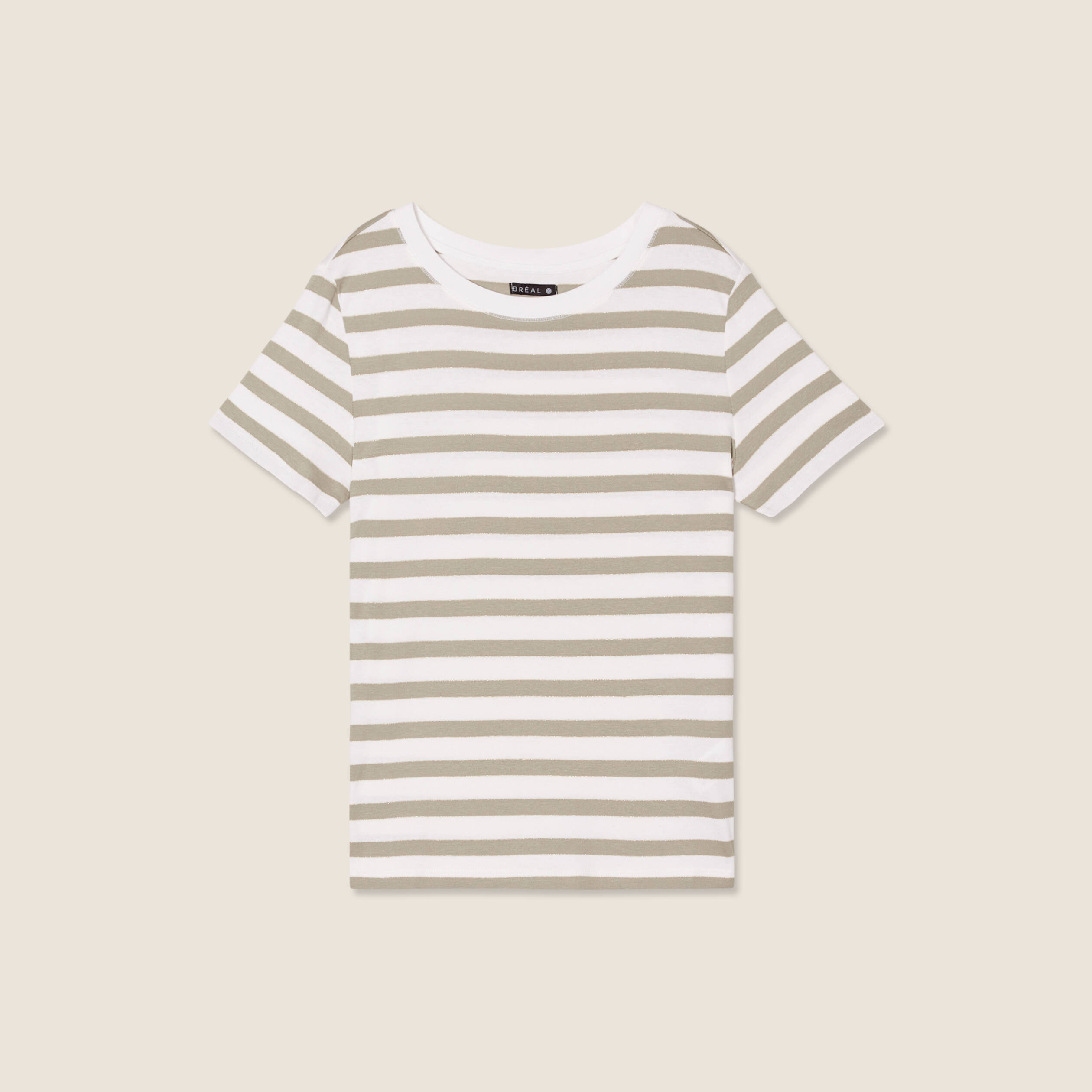 T-shirt manches courtes vert femme