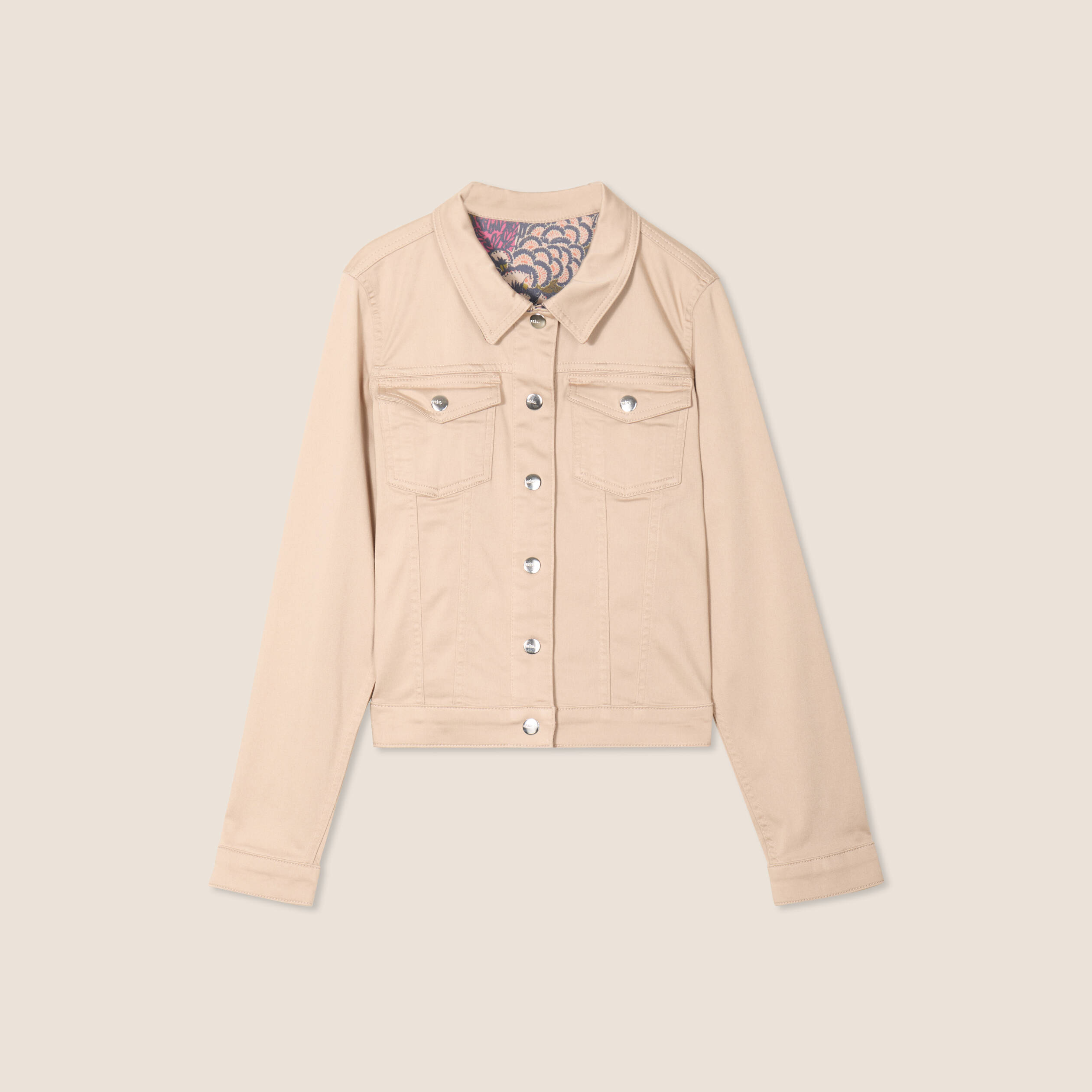 Veste réversible taupe femme