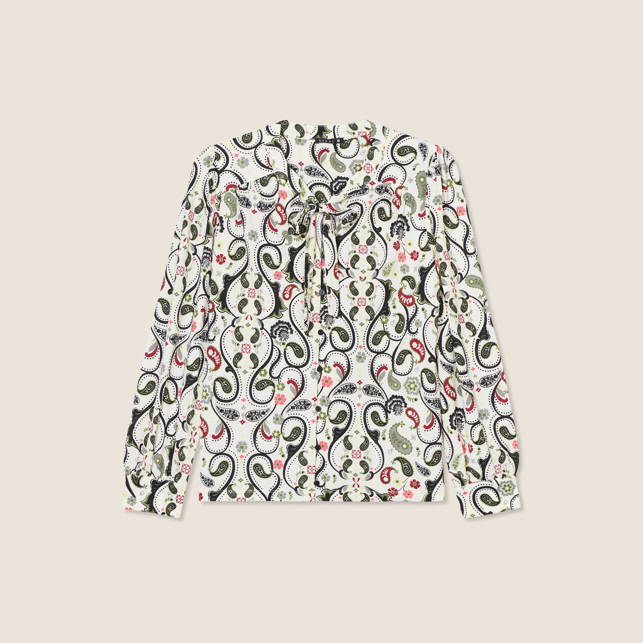 T-shirt manches longues blanc femme