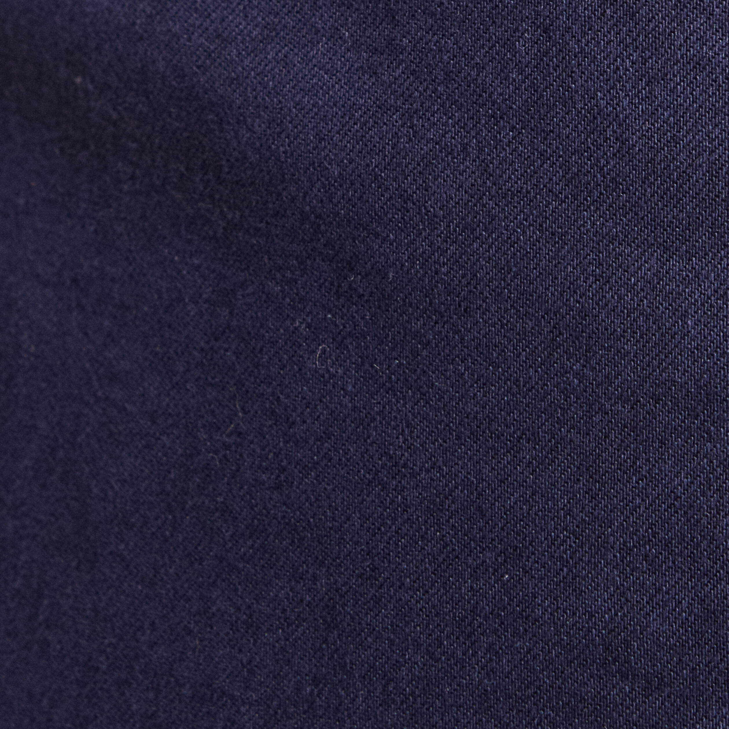Pantalon coupe droite à coulisse bleu marine femme
