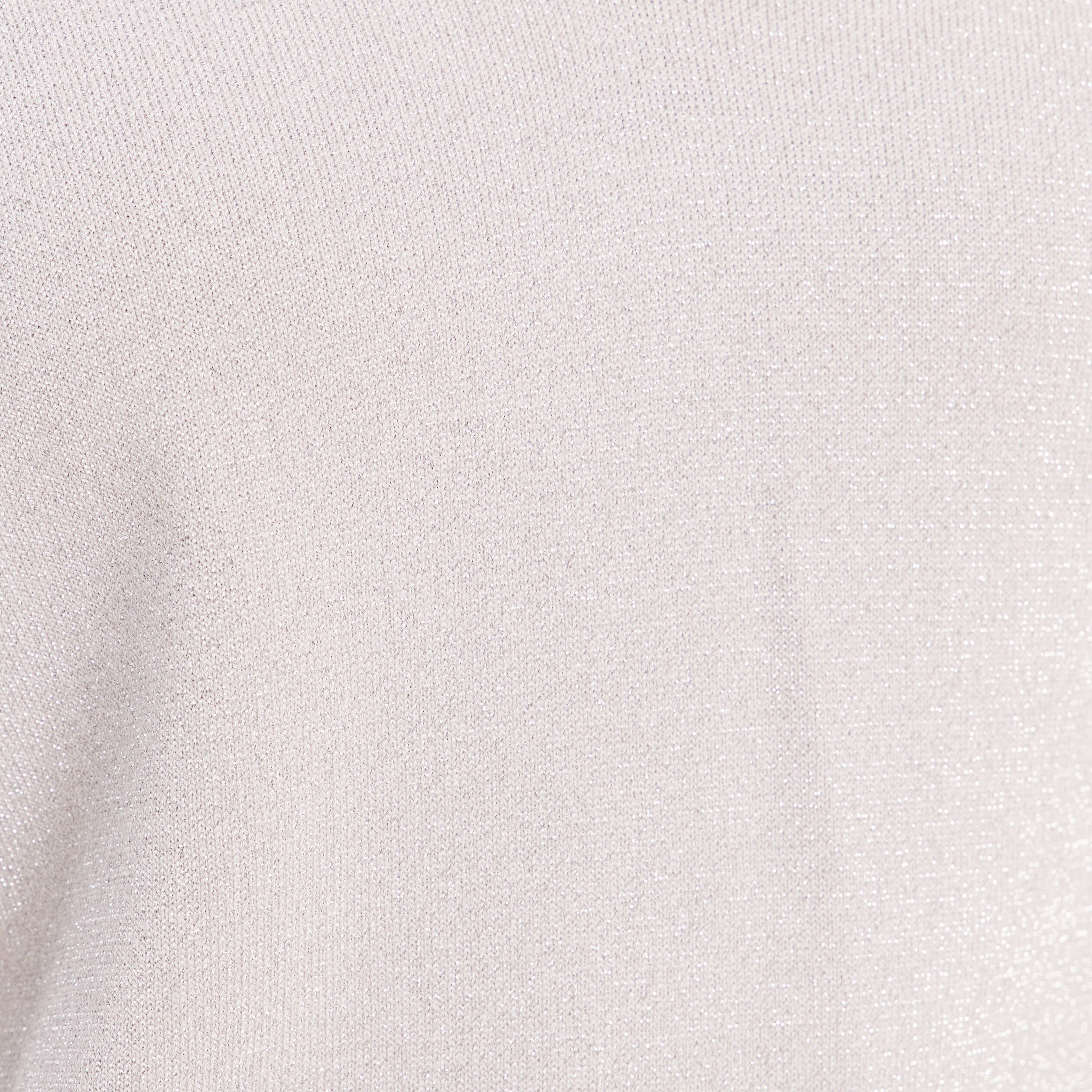 Pull manches longues gris argent femme