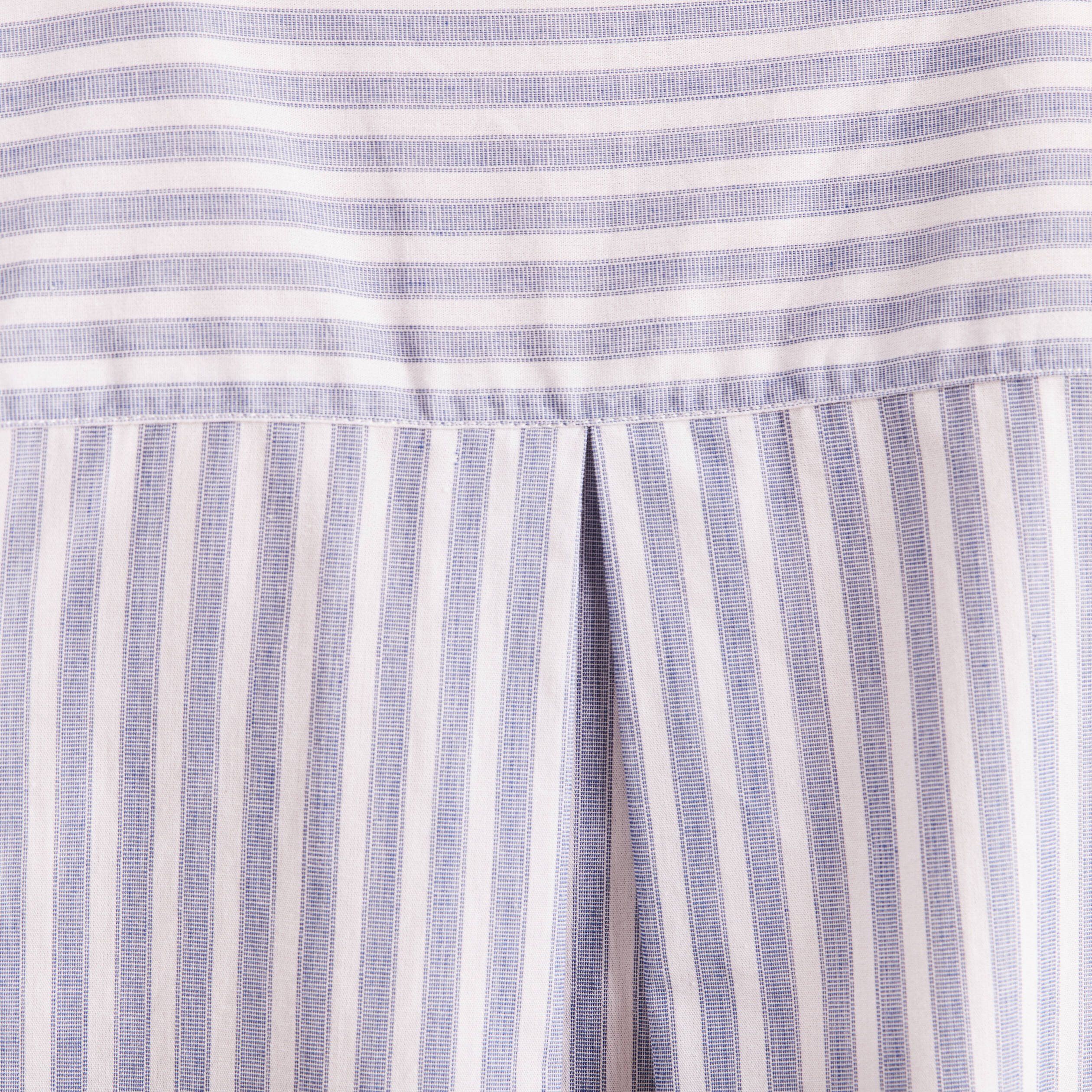 Chemise manches 3/4 bleu femme