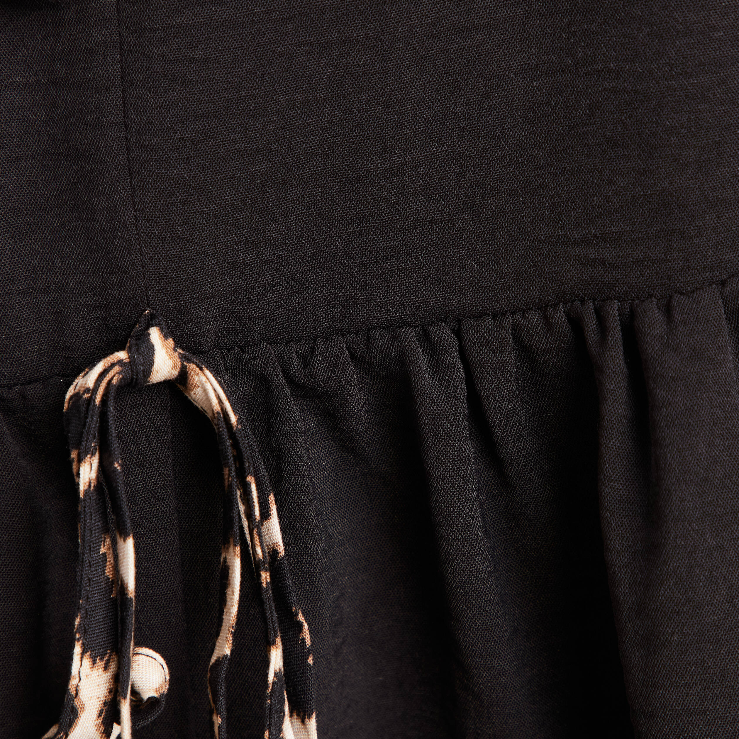 blouse ample col rond manches 34 noir femme blouse ample col rond manches 3/4 noir femme