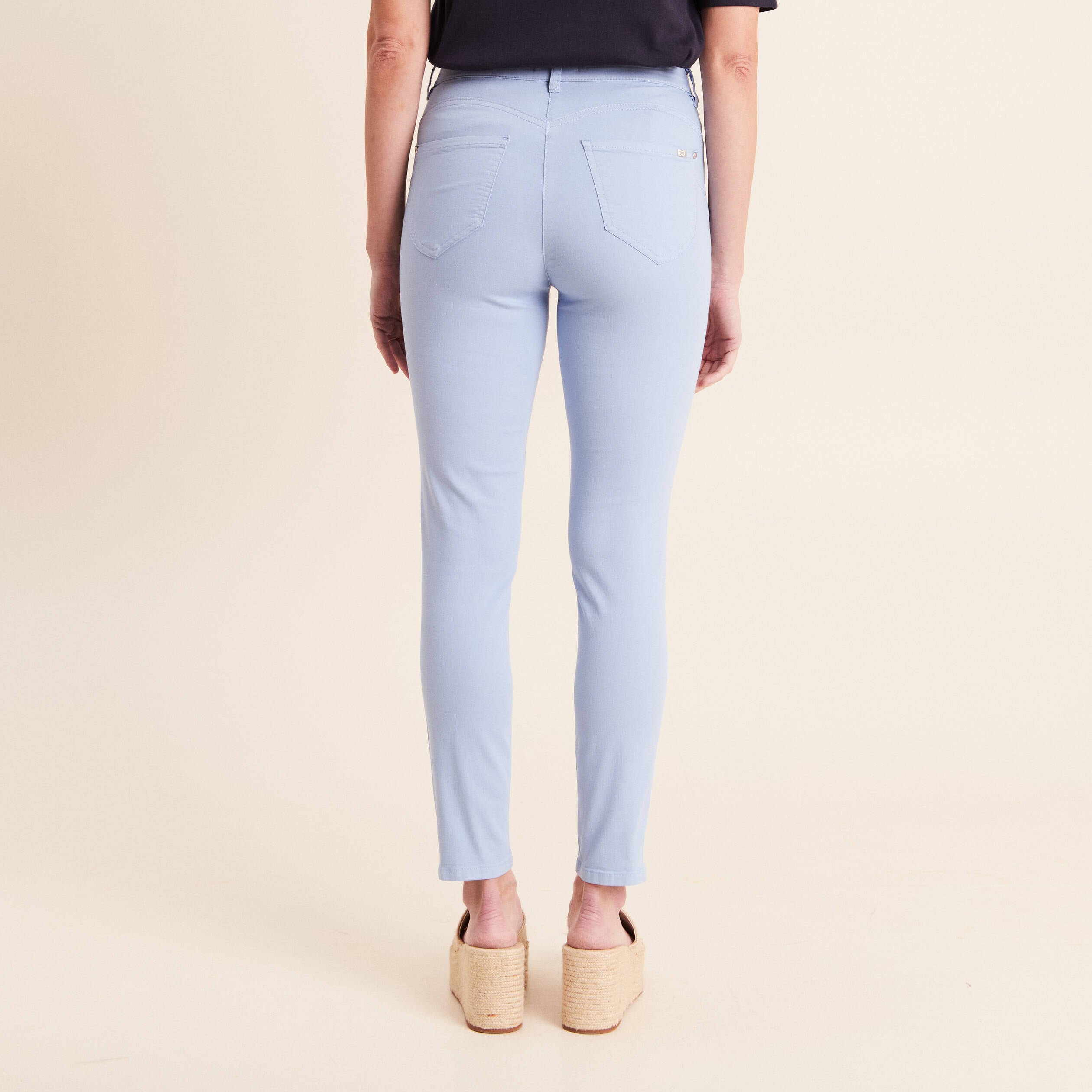 Pantalon magique Le L&eacute;ger coupe ajust&eacute;e bleu ciel femme