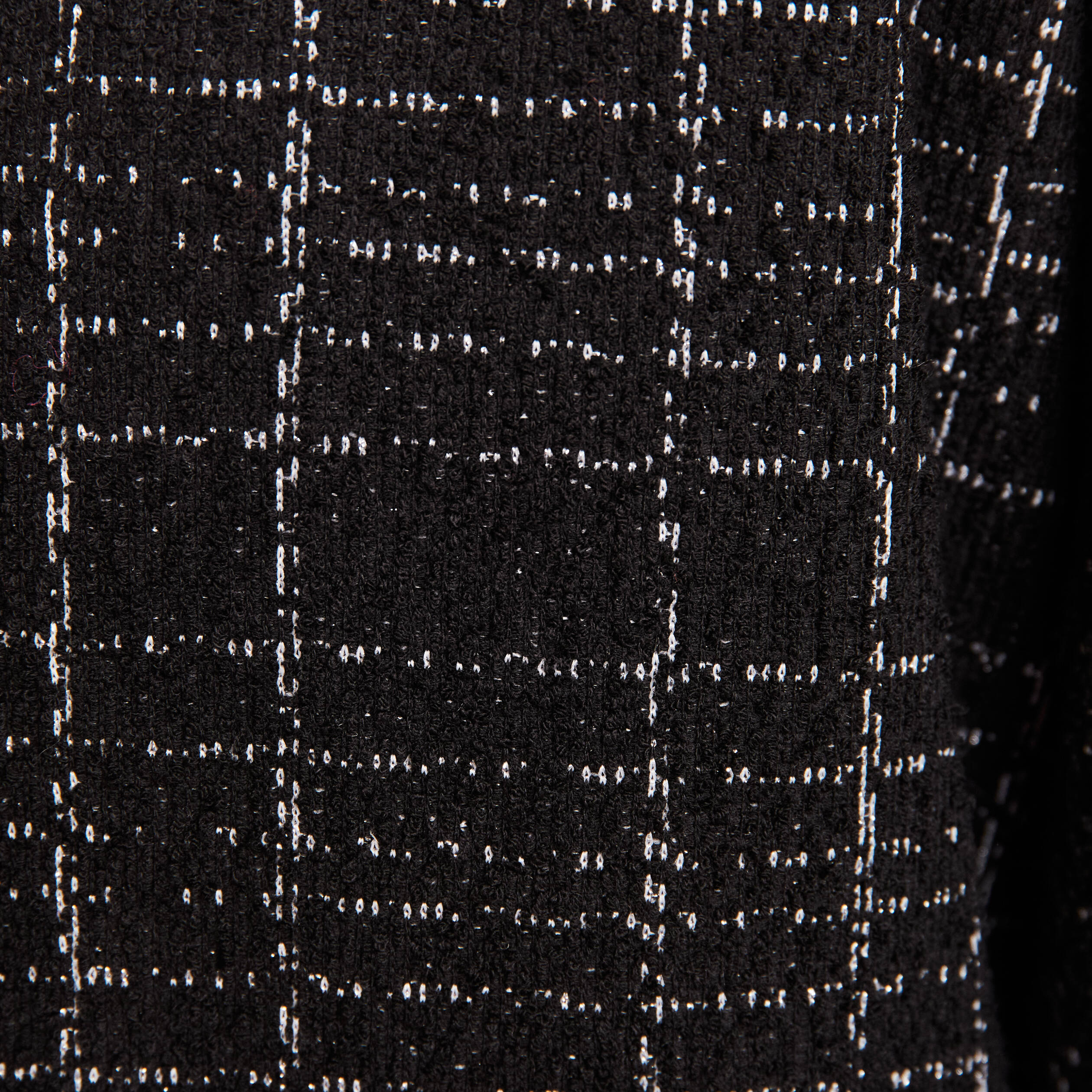 Veste droite boutonnée noir femme
