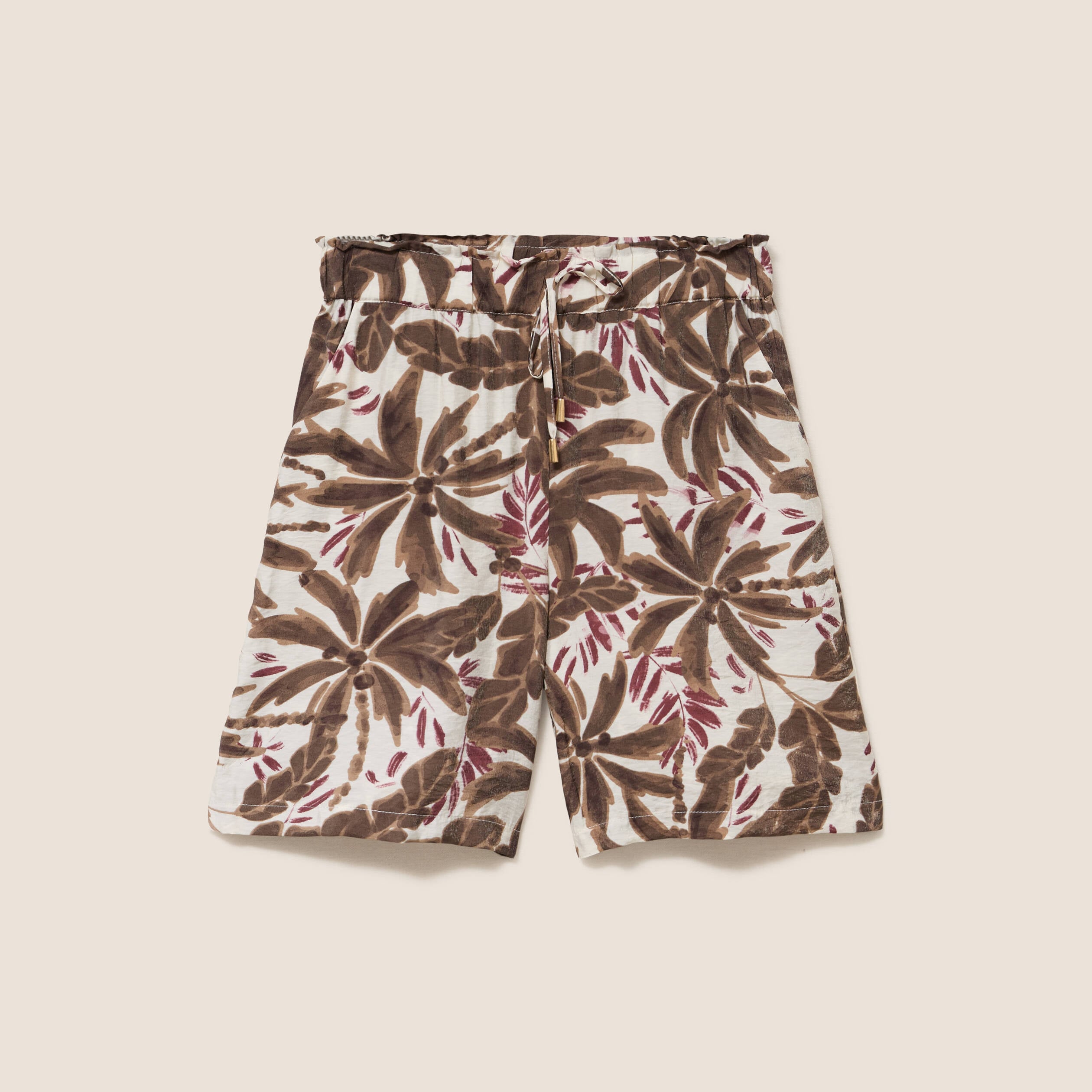 Bermuda marron femme