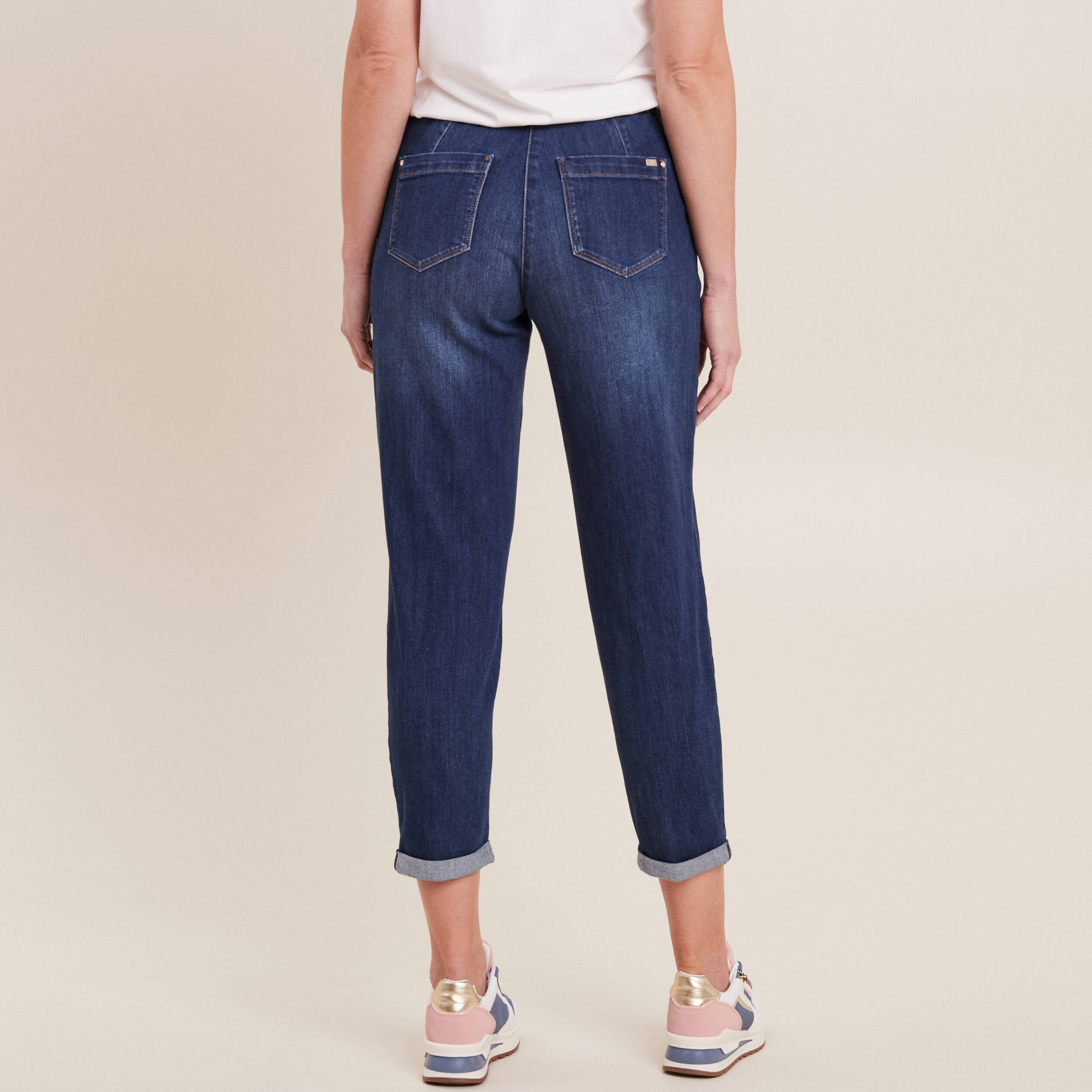 Jean 7 8 me esprit chino denim brut femme Br al