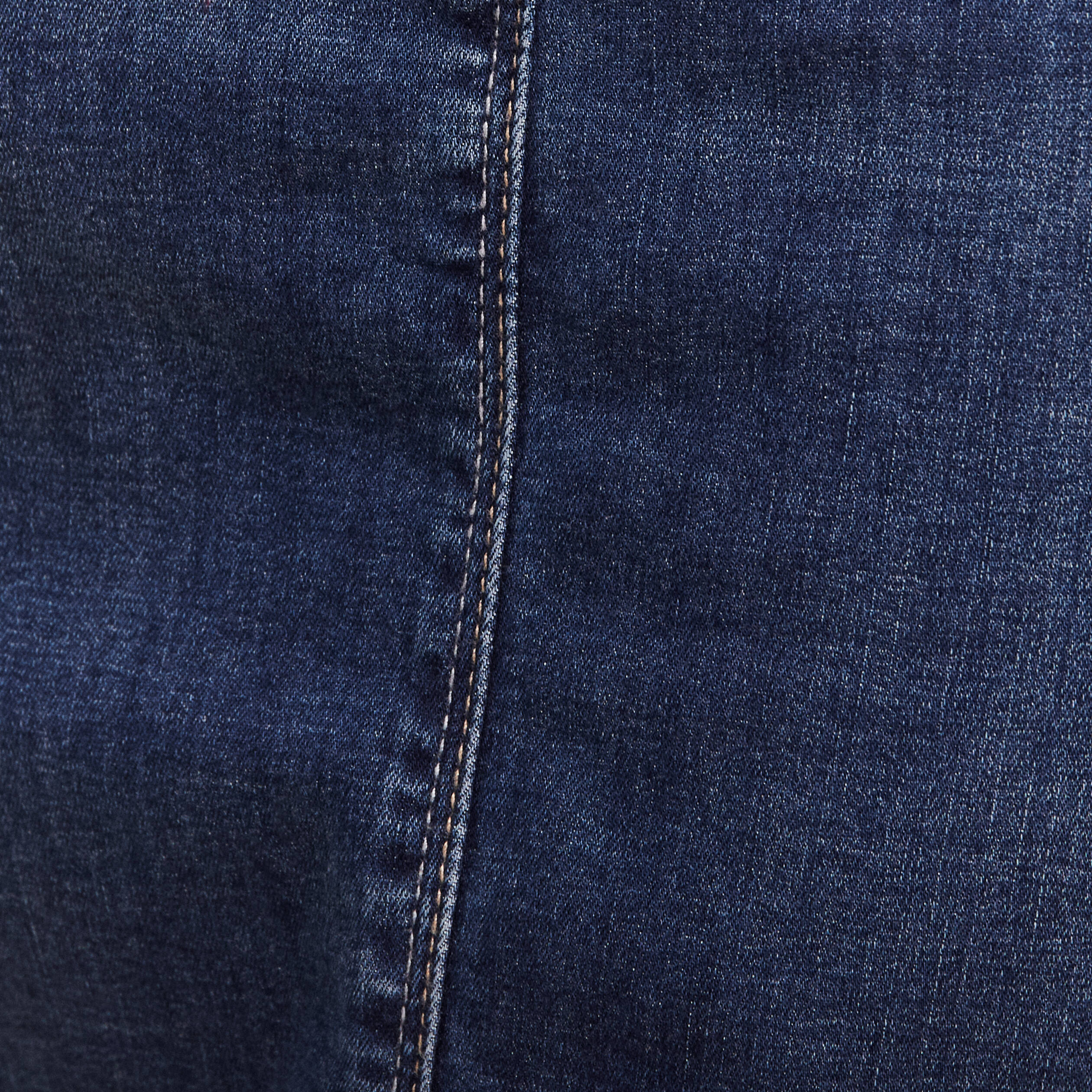 Jupe droite denim brut femme