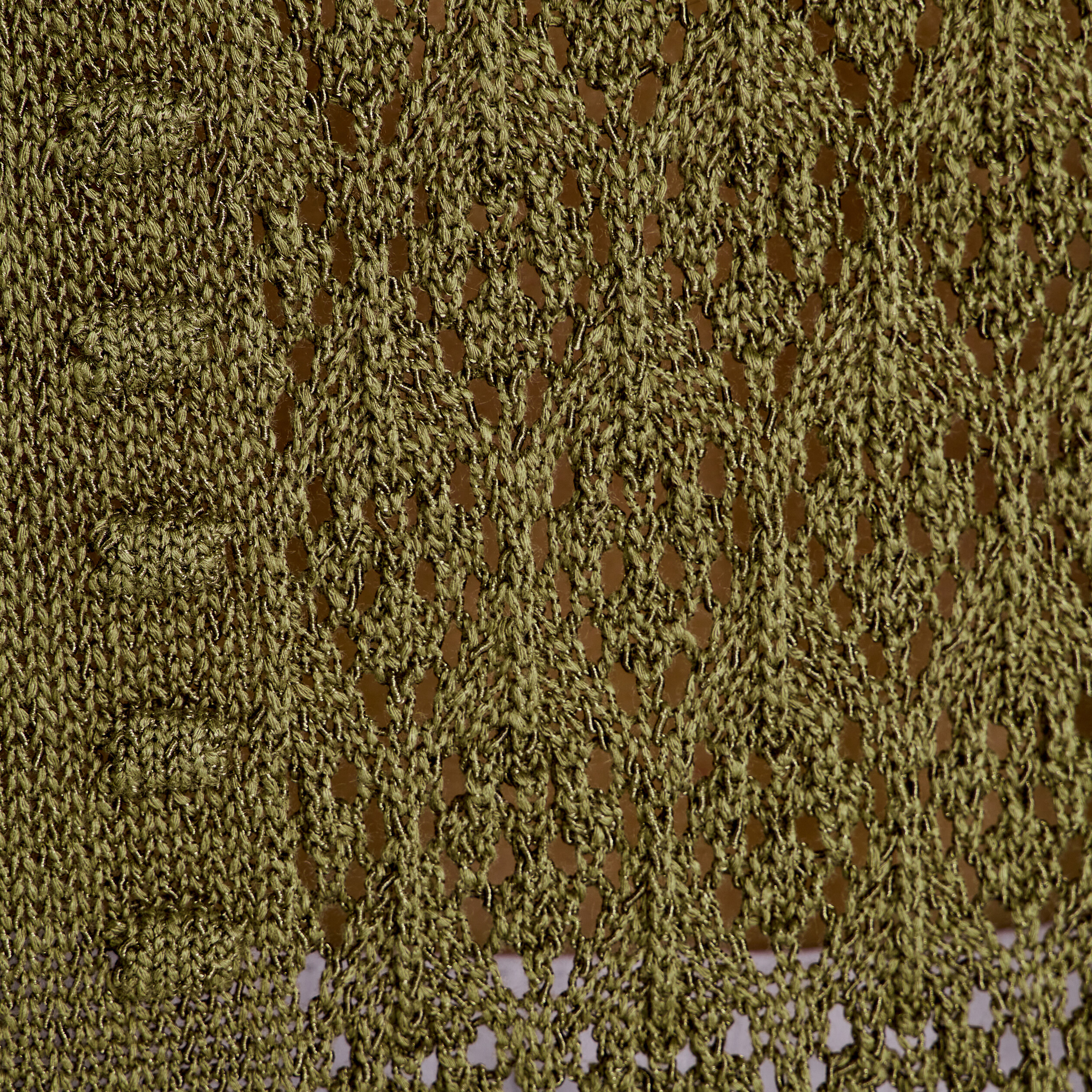 Pull à manches 3/4 vert olive femme