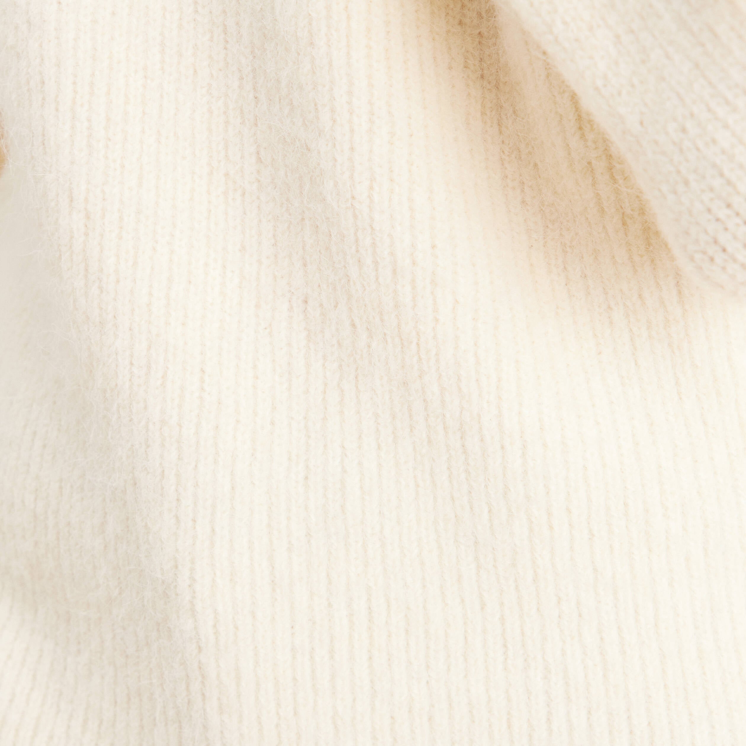 Pull manches boutonn&eacute;es jaune pastel femme