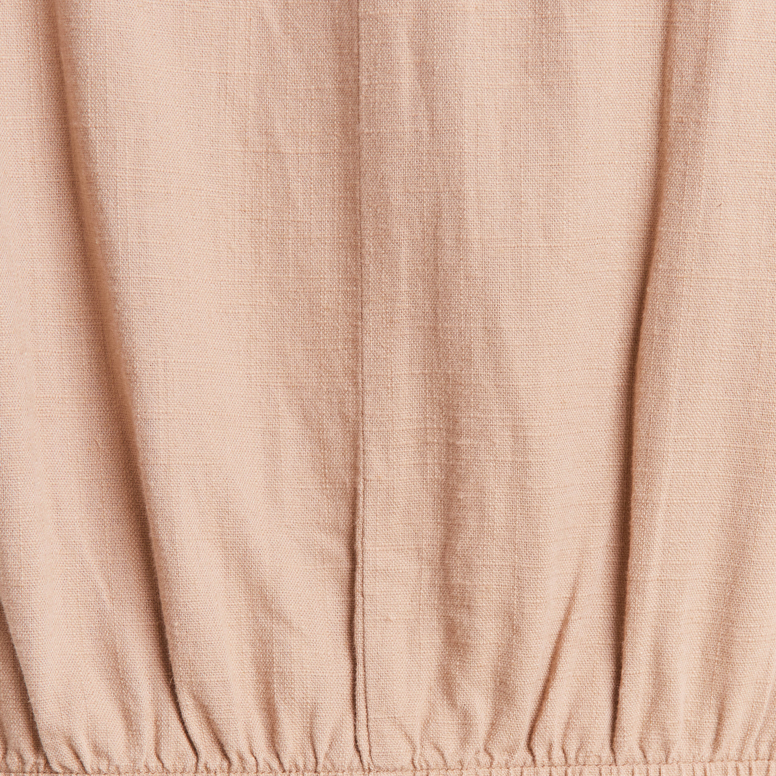 Veste droite boutonnée sable femme