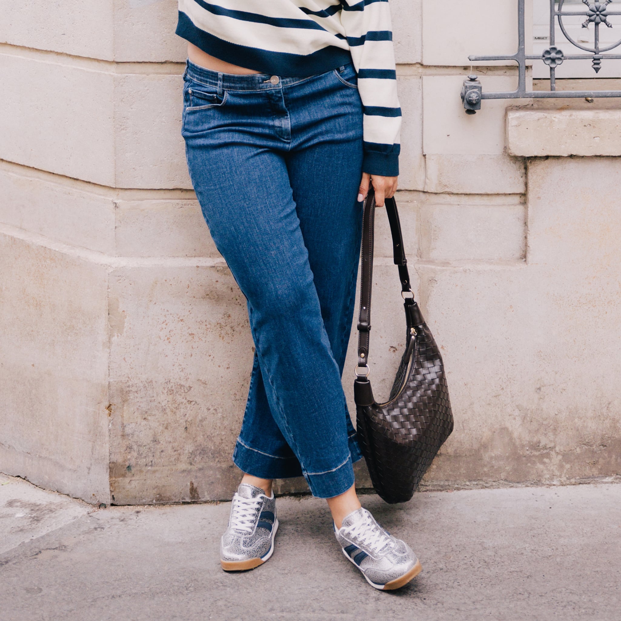 Pantalon magique l'unique denim stone femme