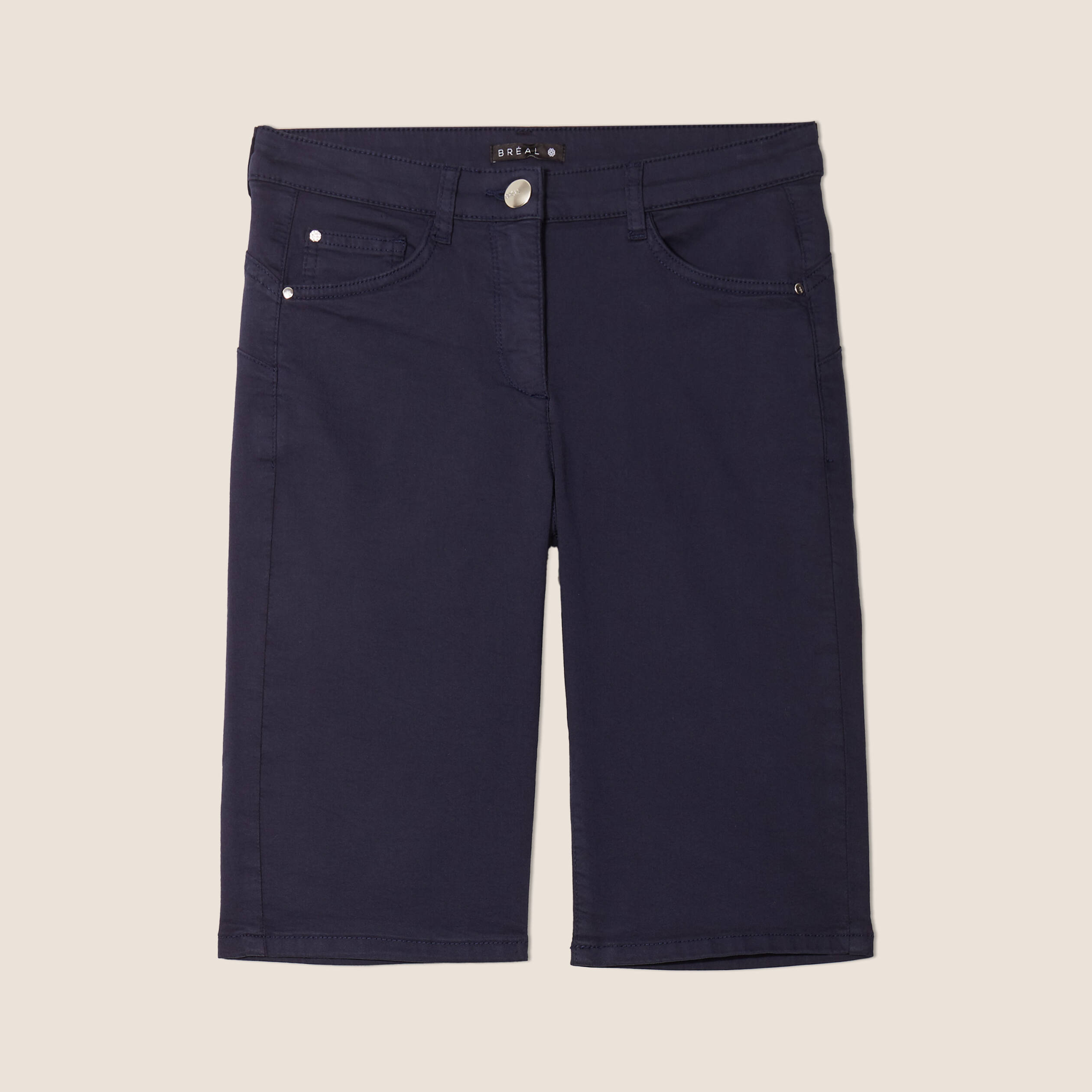 Bermuda magique Le L&eacute;ger bleu marine femme