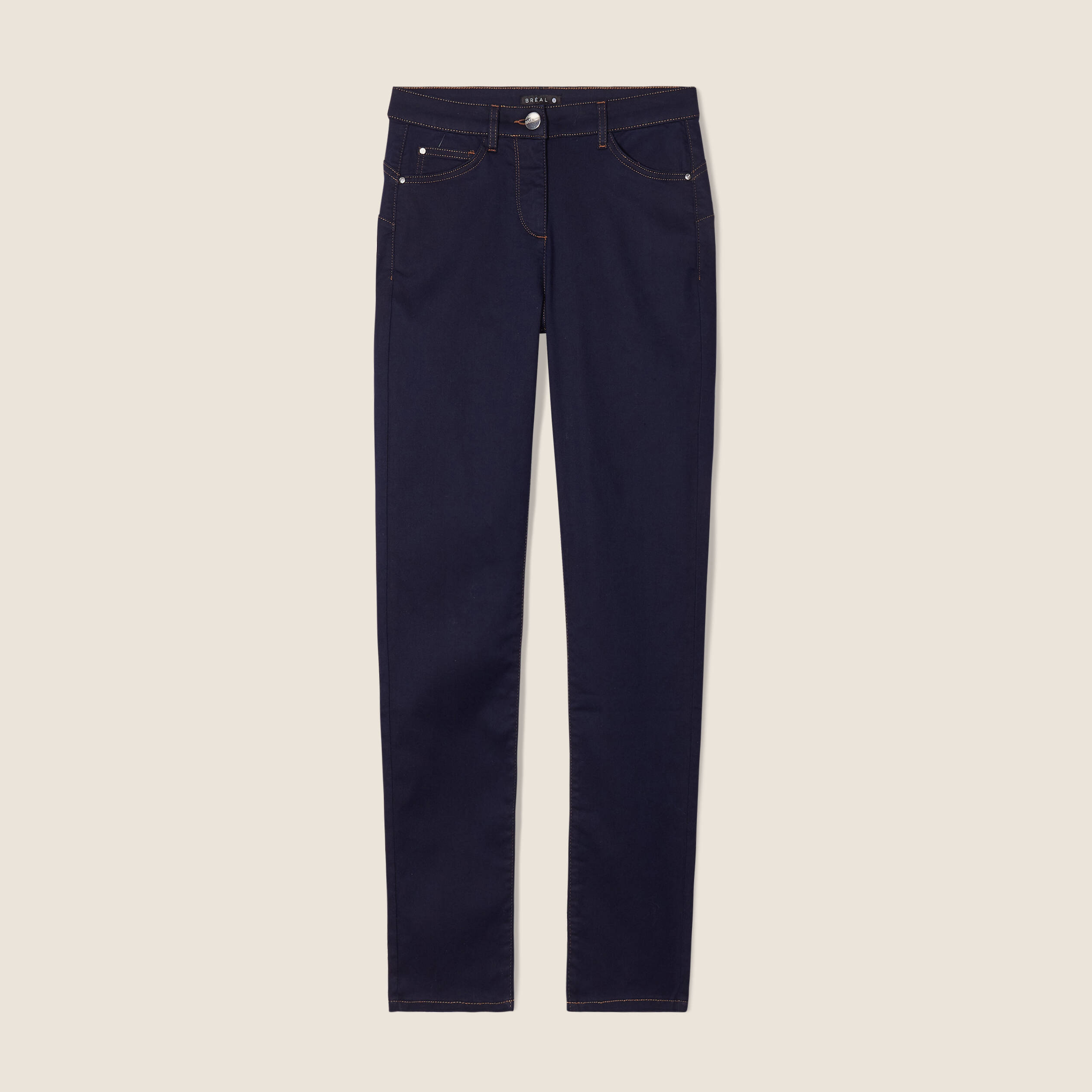 Jean magique Le L&eacute;ger coupe ajust&eacute;e long denim brut femme