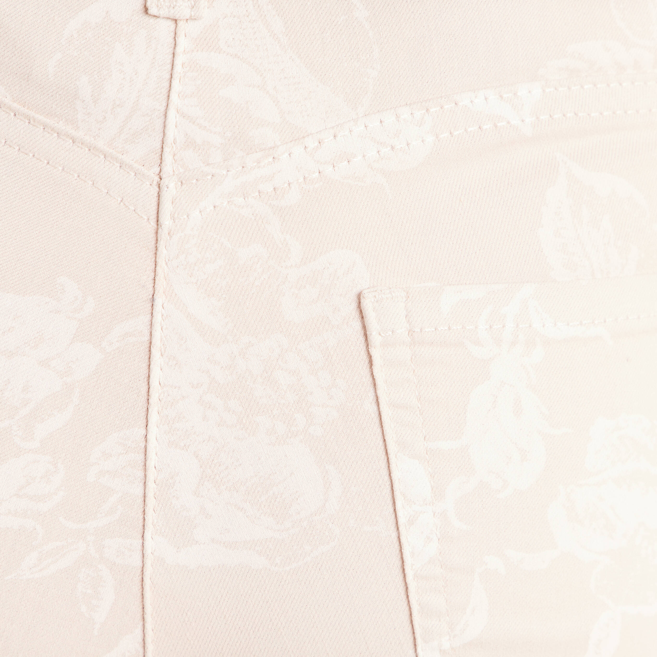 Pantalon magique Le L&eacute;ger coupe ajust&eacute;e beige femme