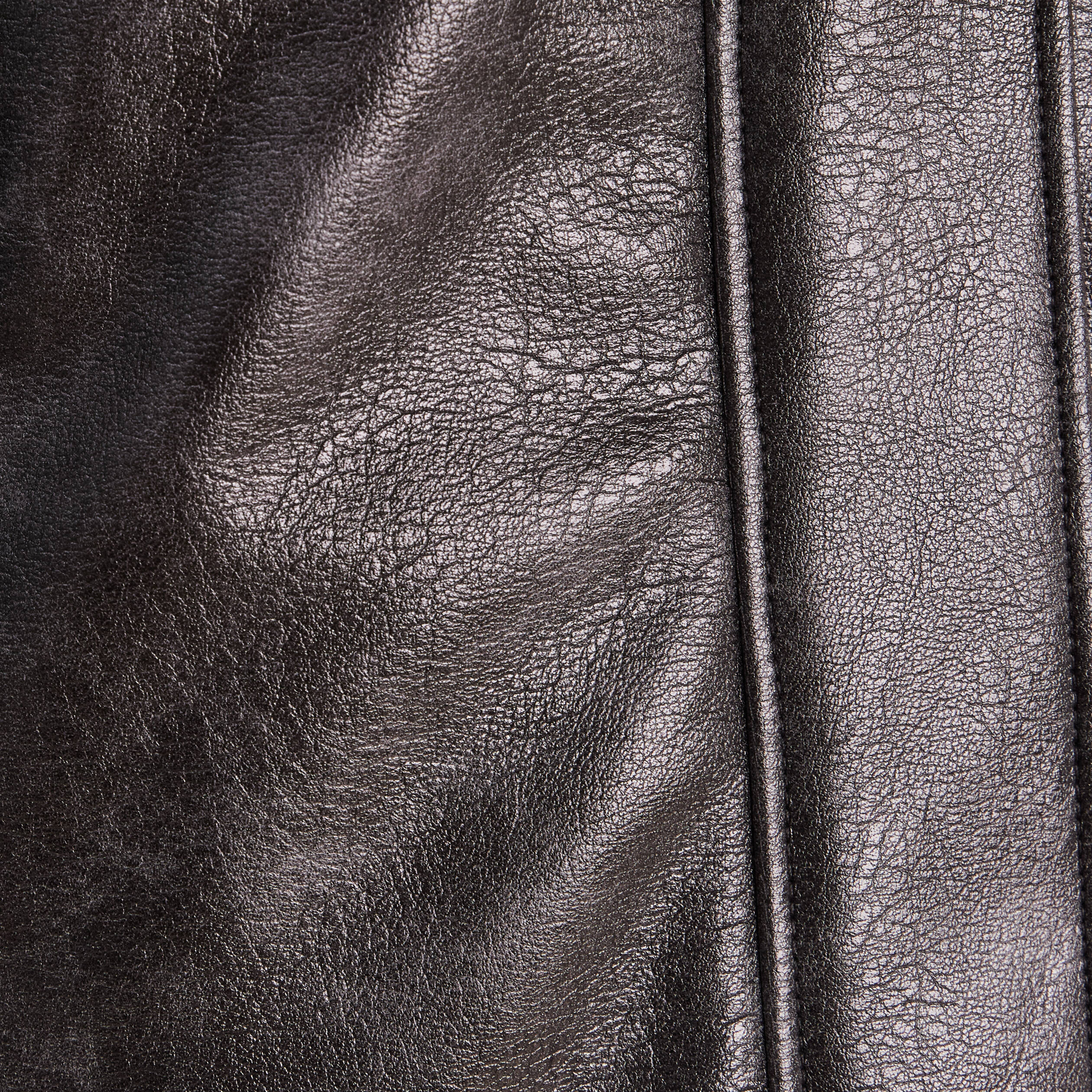 Veste ample col camionneur doubl&eacute;e noir femme